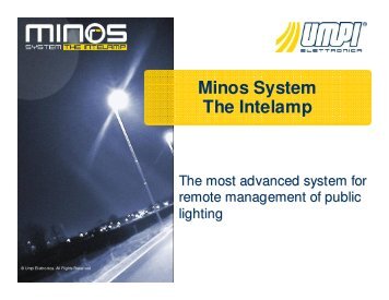 Minos System The Intelamp - E-streetlight