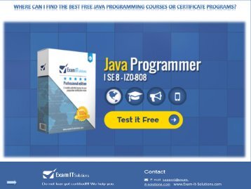 Where can I find the best free Java programming courses or certificate programs?