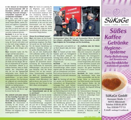 Altlandkreis - Das Magazin für den westlichen Pfaffenwinkel - Mai/Juni 2016