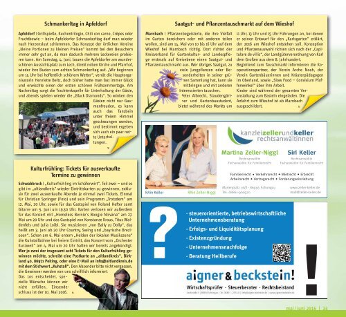 Altlandkreis - Das Magazin für den westlichen Pfaffenwinkel - Mai/Juni 2016