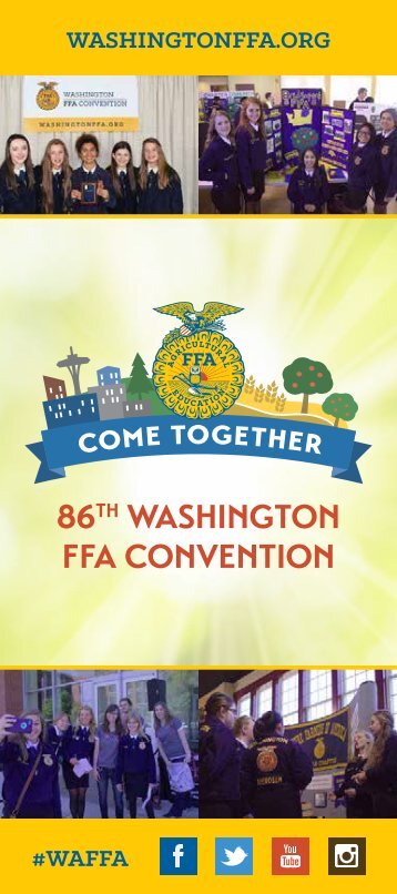 86 WASHINGTON FFA CONVENTION