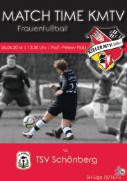 24.04.16 KMTV – TSV Schönberg