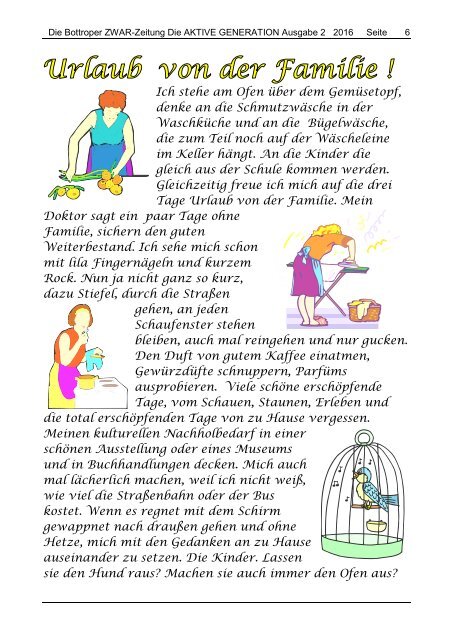 ZWAR-Zeitung Ausgabe 2  2016 