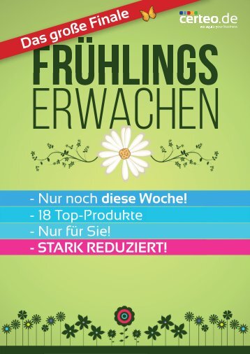 Frühlings-Erwachen! Das große Finale