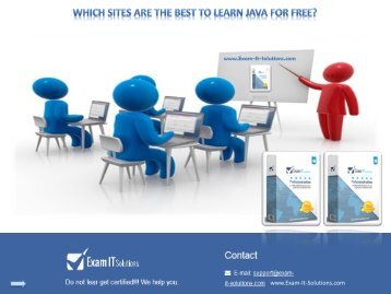 Which sites are the best to learn Java for free?