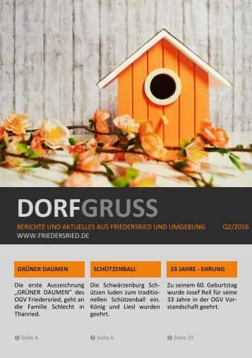 Dorfgruß Q2/2016