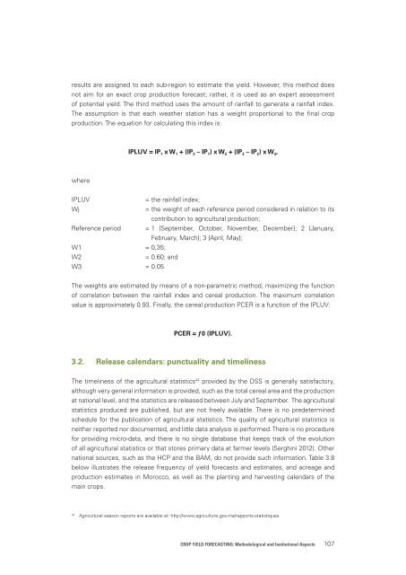 Crop Yield Forecasting