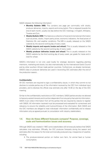 Crop Yield Forecasting