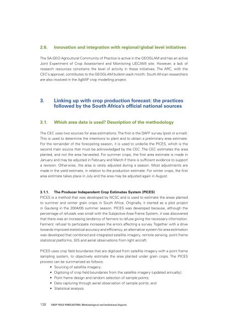 Crop Yield Forecasting