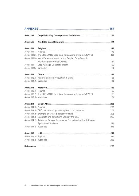 Crop Yield Forecasting