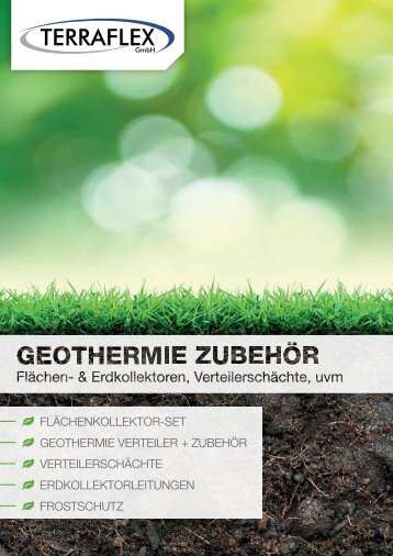 TERRAFLEX Geothermie- / Erdwaerme-Zubehör