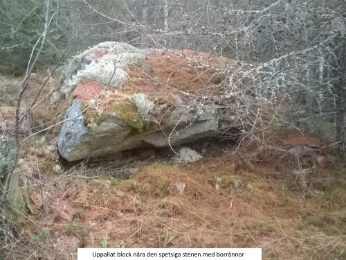 Huggen sten i Storvretabygdens höglänta skogsmarker   Del II  Borrat stenmaterial   Windahl  2016