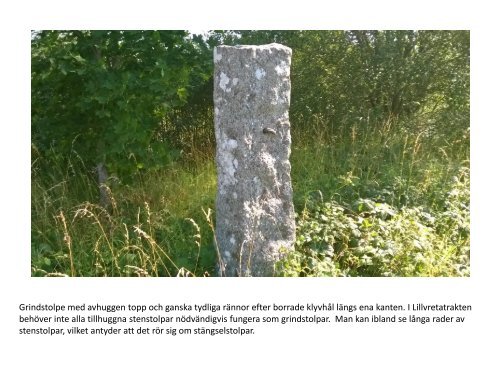 Huggen sten i Storvretabygdens höglänta skogsmarker   Del II  Borrat stenmaterial   Windahl  2016