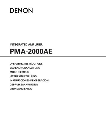 Bed_PMA-2000AE - Polaris Audio