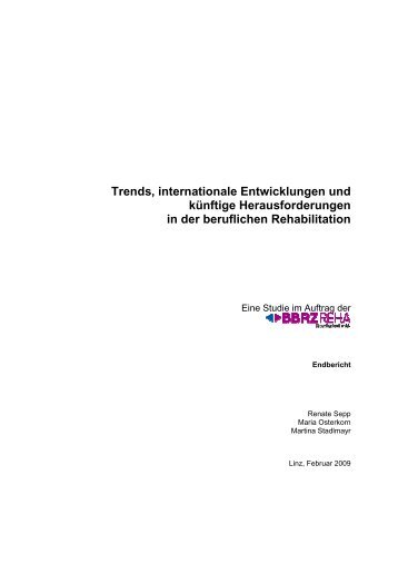 Trends, internationale Entwicklungen und künftige - Institut für Berufs