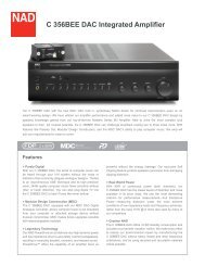 C 356BEE DAC Stereo Integrated Amplifier - Polaris Audio