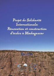 Projet ISF Provence - Madagascar 2016