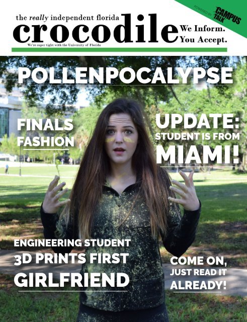 The Crocodile UF - April 2016 - Pollenpocalypse