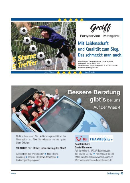 20160416 14 Stadionzeitung TSV Babenhausen - TV Sontheim