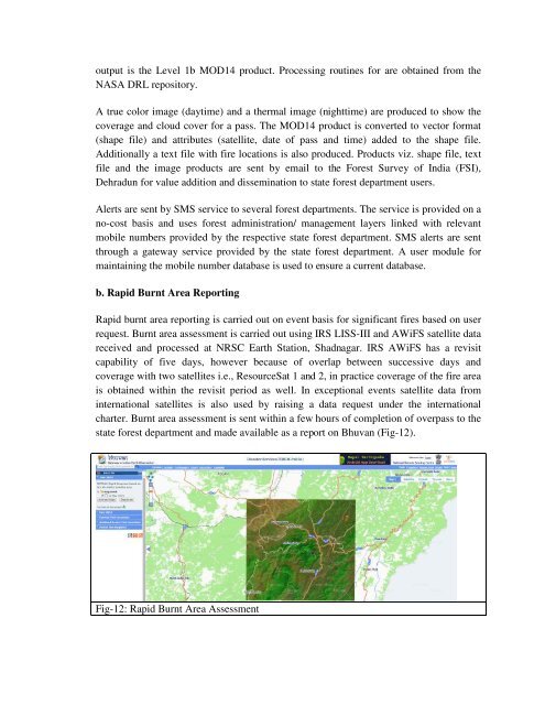 Challenges in using Remote Sensing Technology for Disaster Management