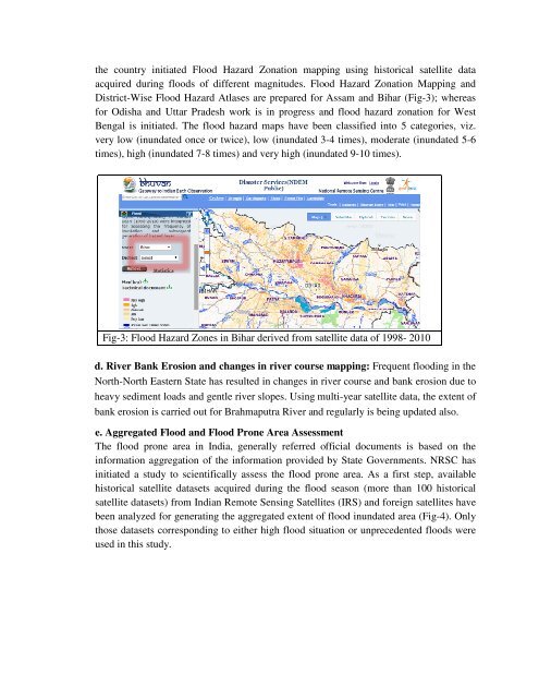 Challenges in using Remote Sensing Technology for Disaster Management