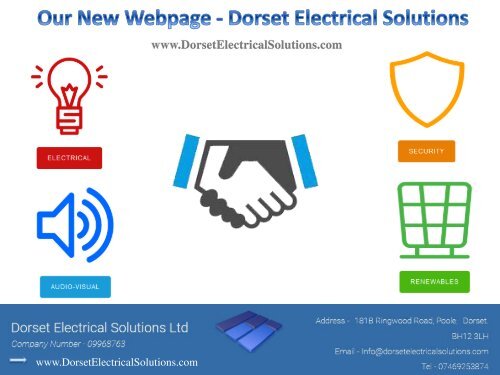 Our New Webpage - Dorset Electrical Solutions