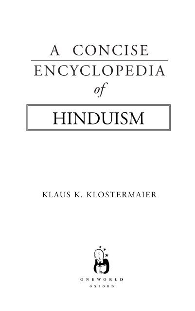 A Concise Encyclopedia of Hinduism Klaus K Klostermaie