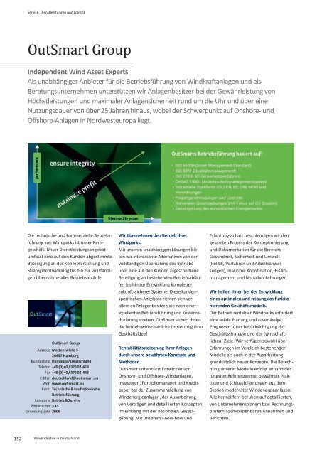 BWE Branchenreport - Windindustrie in Deutschland 2016