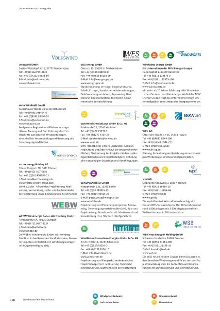 BWE Branchenreport - Windindustrie in Deutschland 2016