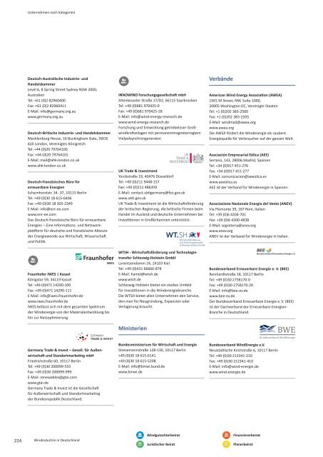 BWE Branchenreport - Windindustrie in Deutschland 2016