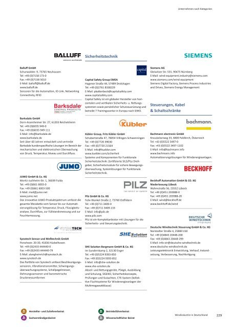 BWE Branchenreport - Windindustrie in Deutschland 2016