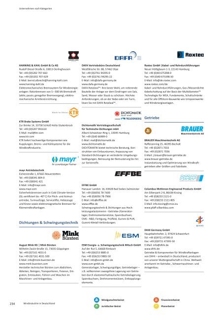 BWE Branchenreport - Windindustrie in Deutschland 2016