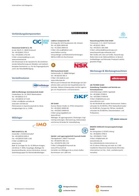 BWE Branchenreport - Windindustrie in Deutschland 2016