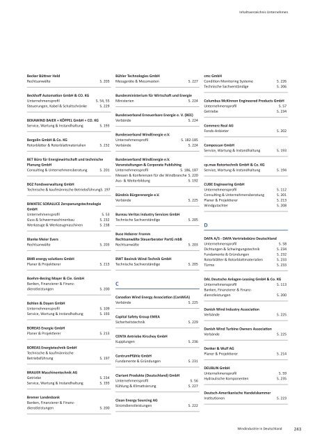 BWE Branchenreport - Windindustrie in Deutschland 2016