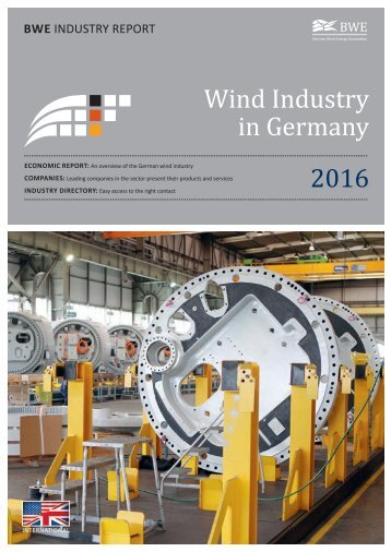 BWE Industry Report - Wind Industry in Germany 2016