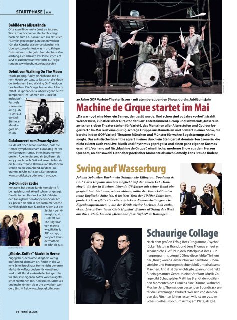 HEINZ Magazin Bochum 05-2016