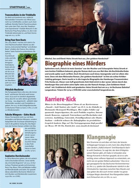 HEINZ Magazin Bochum 05-2016