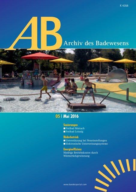 AB Archiv des Badewesens Mai 2016