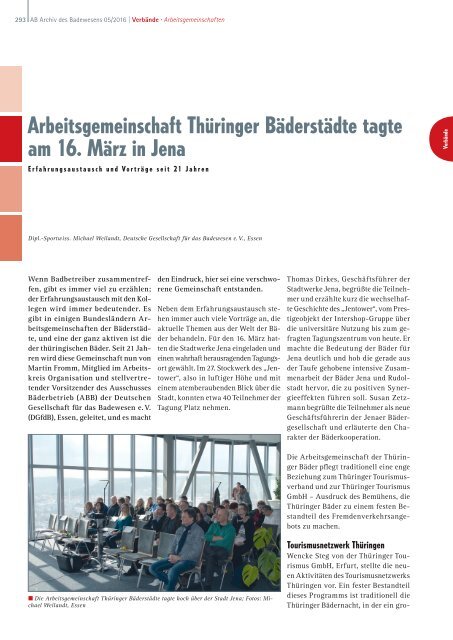 AB Archiv des Badewesens Mai 2016