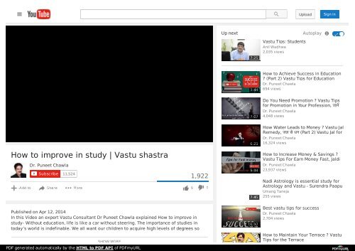 How to improve in study Vastu shastra