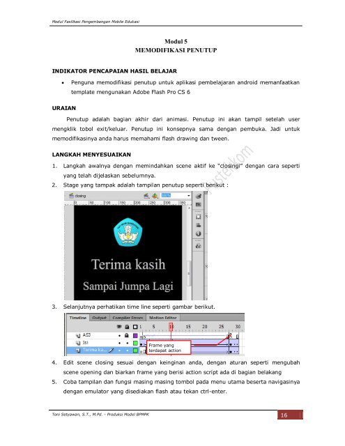 Modul Fasilitasi Pengembangan ME