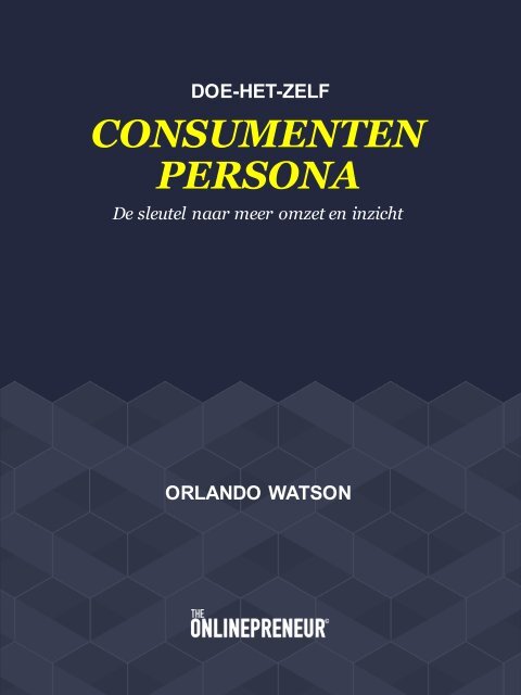 CONSUMENTEN PERSONA