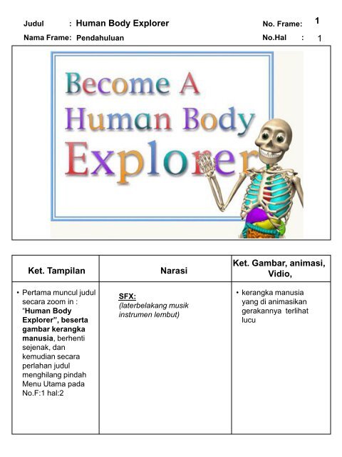 Naskah MPI - Human Body Explorer