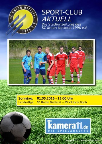 Sport Club Aktuell - Ausgabe 27 - 01.05.2016 - SV Viktroia Goch