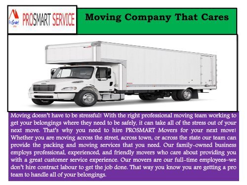 Office Moving Services Maryland|ProSmart Movers 
