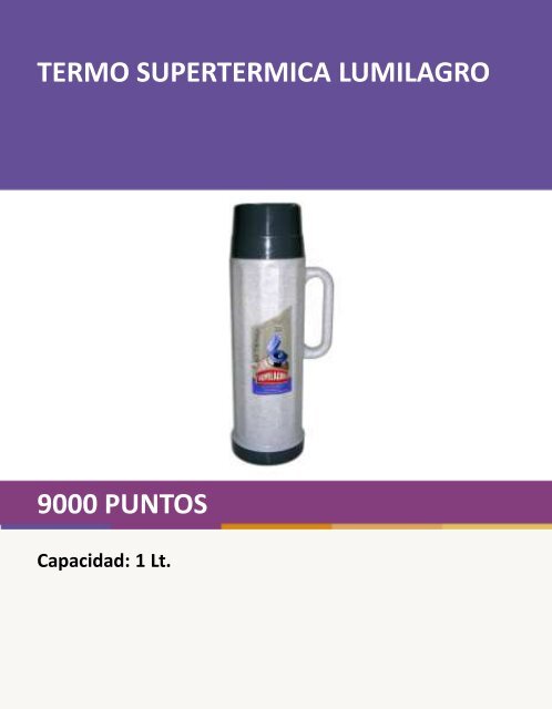 Catálogo de Premios