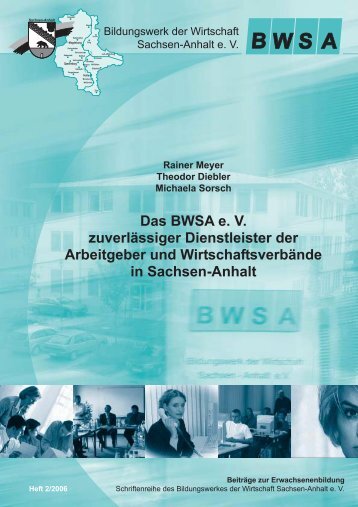 Rainer Meyer Theodor Diebler Michaela Sorsch Das BWSA e. V ...