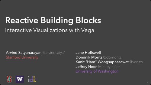 Reactive Building Blocks