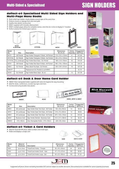 Deflect-o Office Catalogue 128