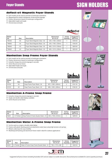 Deflect-o Office Catalogue 128